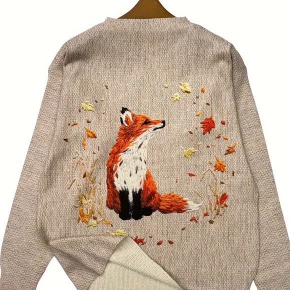 Fall fox sweater - Picture 2 of 7